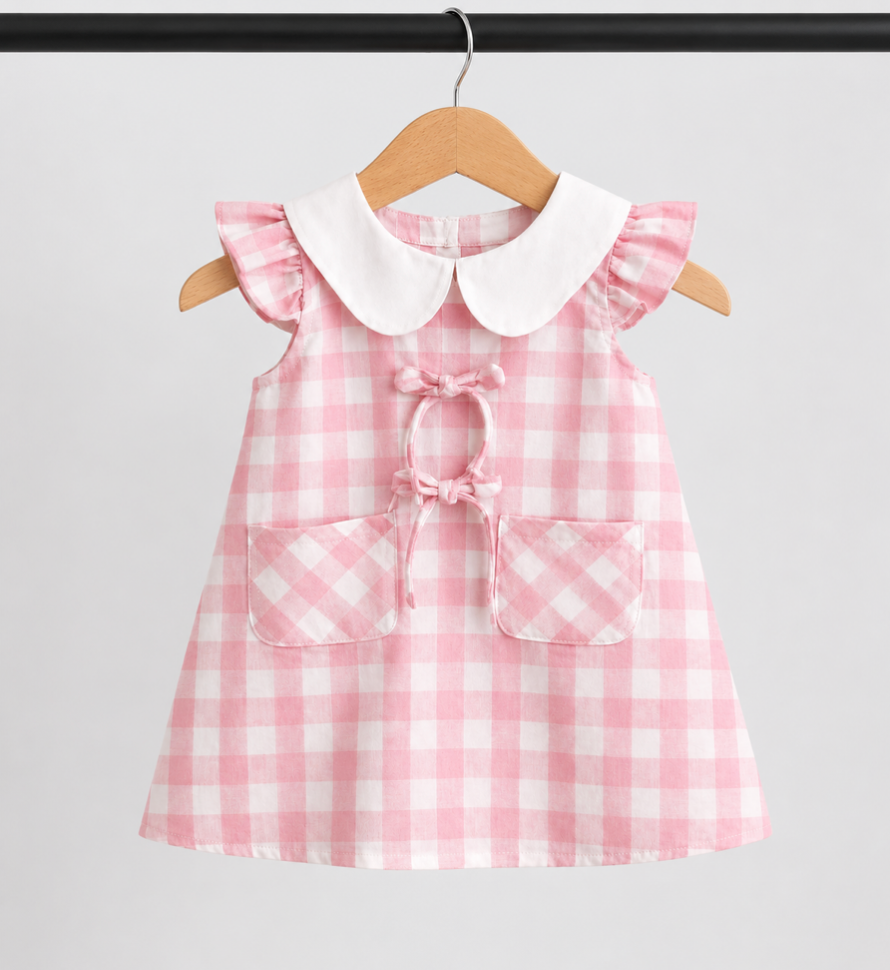 Gingham Candy Dress Set