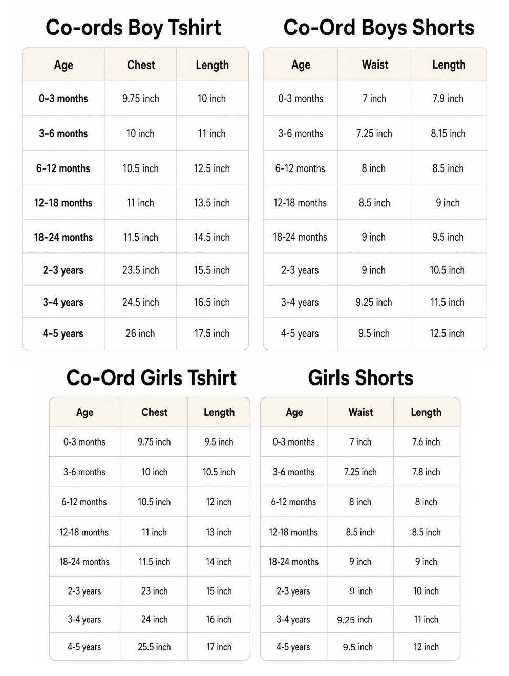 Size Guide