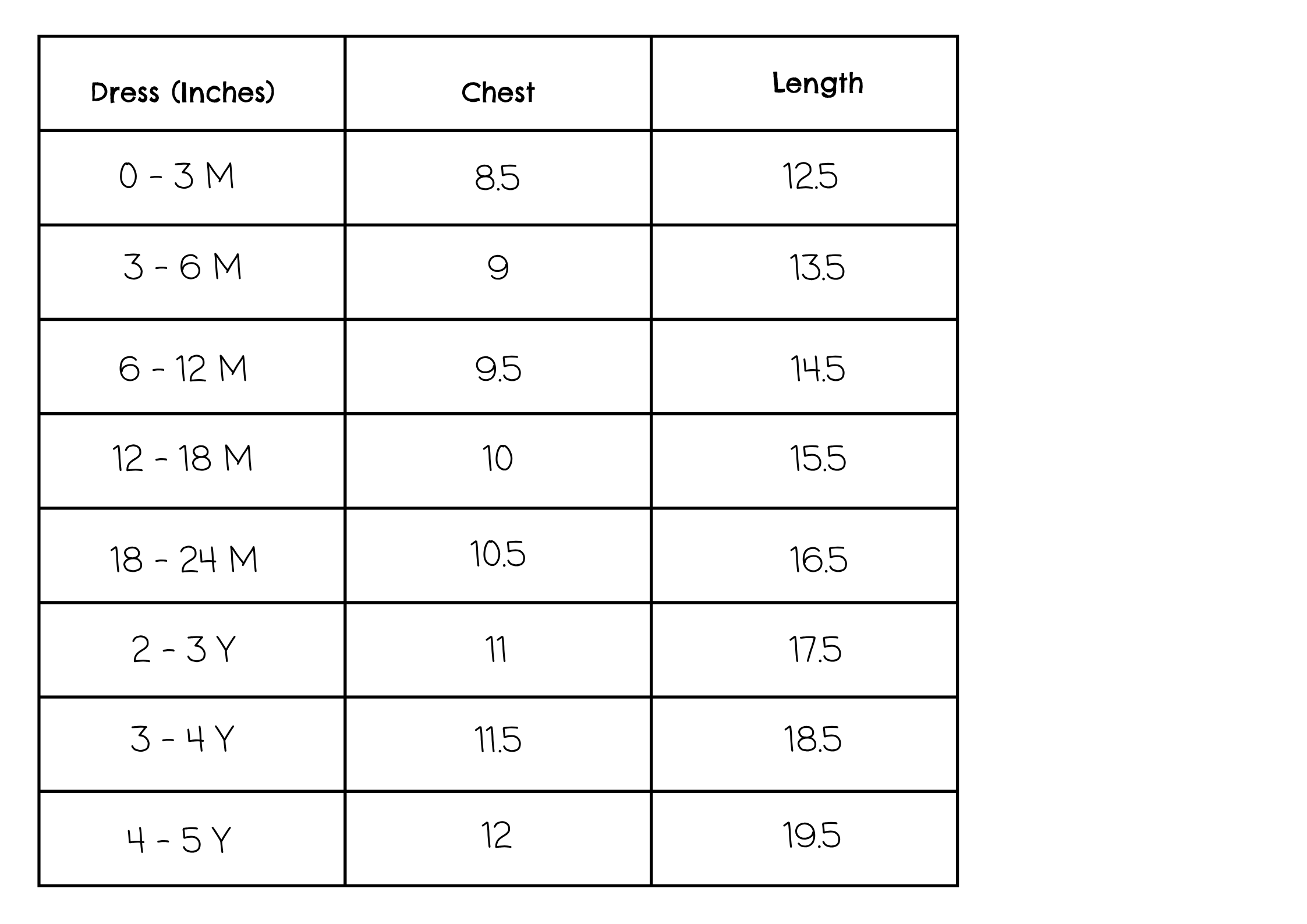 Size Guide
