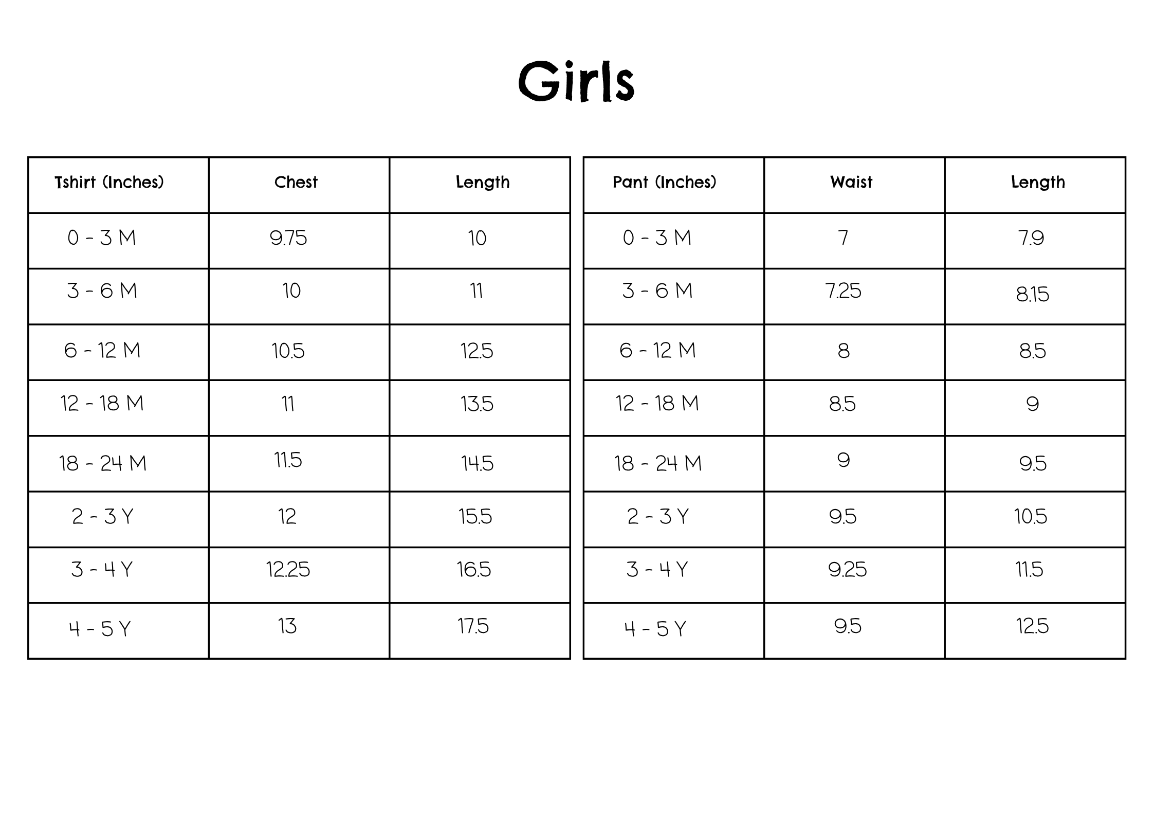 Size Guide